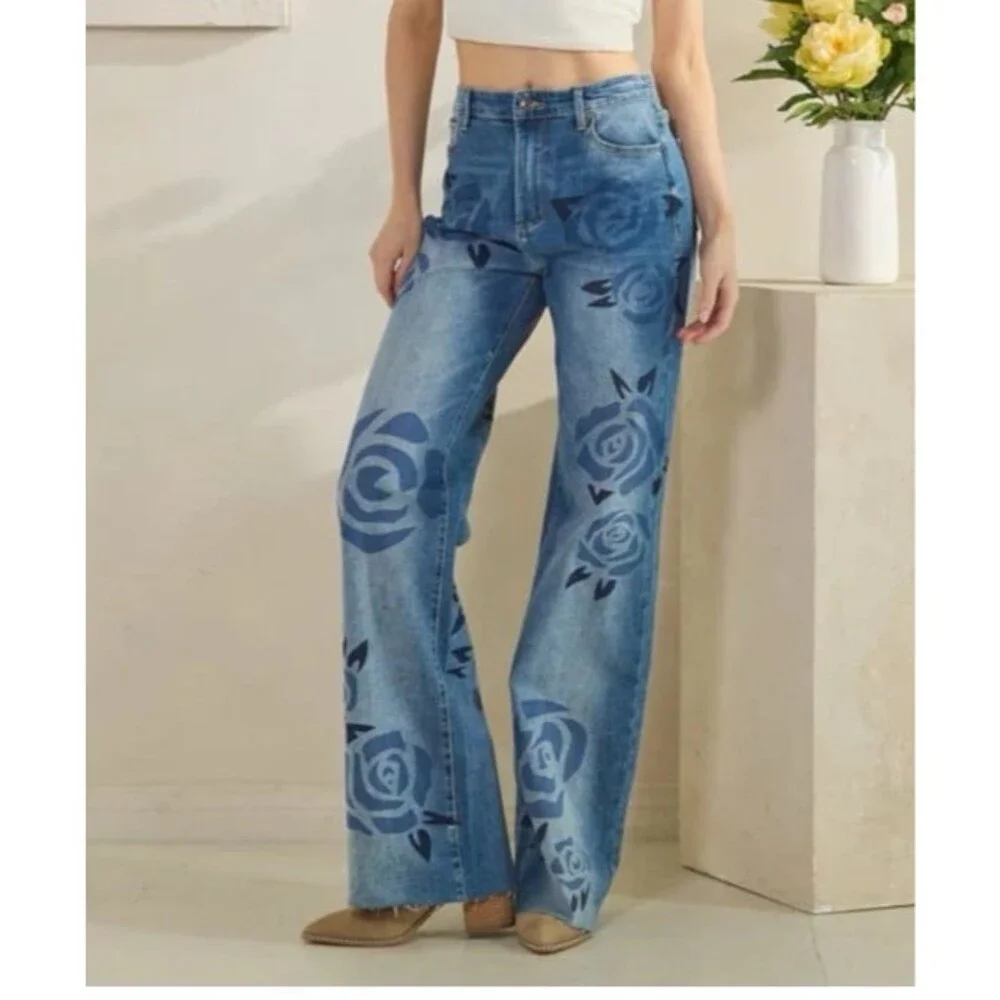 OLI & HALI jeans OH! jeans Oli and Hali pants OLI HALI jeans floral OLI&hali 2-6